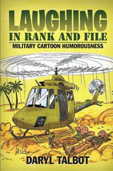 Hardcover Laughing in Rank and File: Military Cartoon Humorousness Book