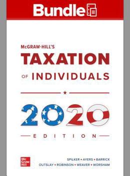 Product Bundle Gen Combo Looseleaf McGraw-Hills Taxation of Individuals; Connect Access Card [With Access Code] Book