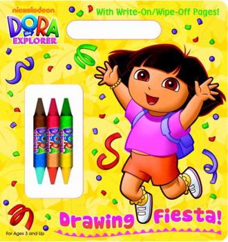 Board book Drawing Fiesta! [With 3 Double-Sided Crayons] Book