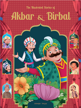 Hardcover The Illustrated Stories of Akbar and Birbal Book