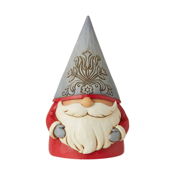 Unknown Binding Grey Floral Hat Gnome Figurine Book