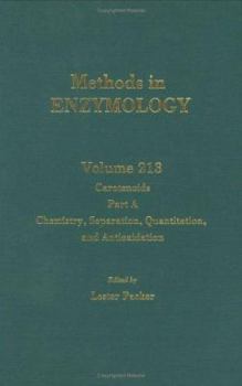 Hardcover Carotenoids, Part A, Chemistry, Separation, Quantitation, and Antioxidation: Volume 213 Book