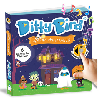 Ditty Bird | Halloween Sound Book | Interactive Musical for babies and toddlers 1- 3 | Perfect fun gift for 1 year old