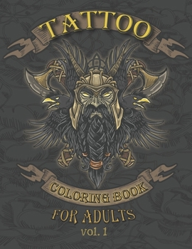 Paperback Tattoo Coloring Book: A Modern Coloring Book for Adults with Gory Tattoo Designs for Men and Women Book