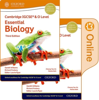 Paperback Cambridge Igcse and O Level Essential Biology Print and: Enhanced Online Student Book Pack 3rd Edition Set Book