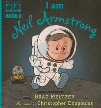 Library Binding I Am Neil Armstrong Book