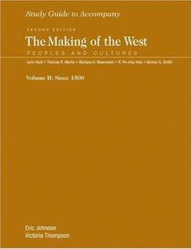 Paperback Study Guide for the Making of the West, Volume 2 Book
