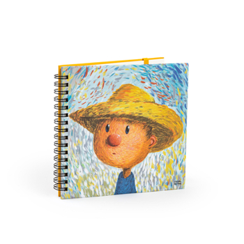 Vincent Van Gogh - Self Portrait with Hat - Notebook