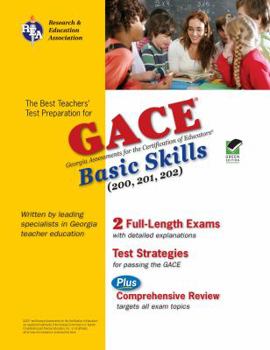 Paperback GACE Basic Skills (200, 201, 202) Book