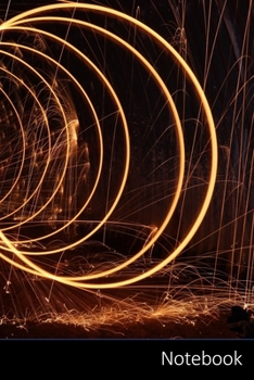 Paperback Notebook: スチールウール、ダーク、Firespin、ӟ Book