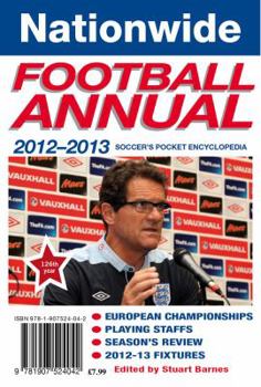 Paperback Nationwide Football Annual, 2012-2013. Edited by Stuart Barnes Book