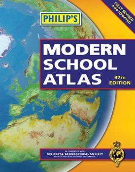 Hardcover Philip's Modern School Atlas Book