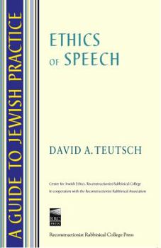 Paperback A Guide to Jewish Practice: Ethics of Speech Book