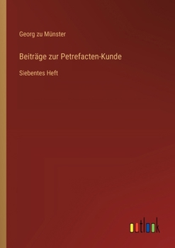 Paperback Beiträge zur Petrefacten-Kunde: Siebentes Heft [German] Book