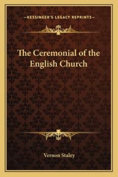 Paperback The Ceremonial of the English Church Book