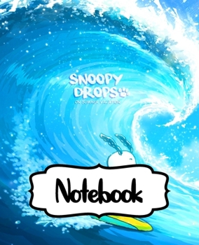 Notebook: Little White Beagle Snoopy Dog House The Peanuts Comics Strip Animation Boys Kids Adults Elementary Supplies Student Teacher Daily Creative ... Boys And Girls, 110 Pages 7.5 x 9.25 Inches