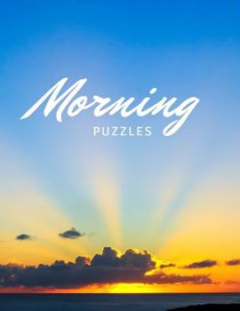 Paperback Morning Puzzles: Word Search, Easy and Medium Sudoku Large Print Book