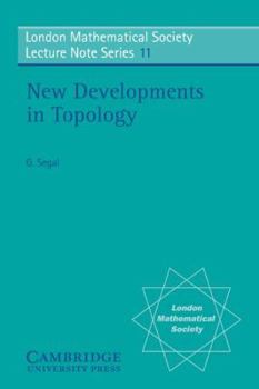 Paperback New Developments in Topology Book