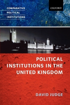 Paperback Political Institutions in the United Kingdom Book