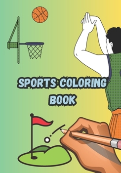 Paperback Sports coloring book: Coloring book for kids Book