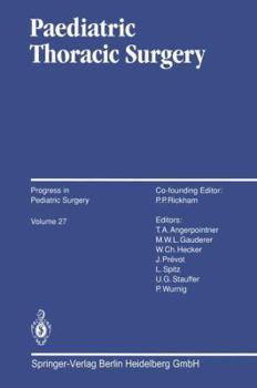 Paperback Paediatric Thoracic Surgery Book