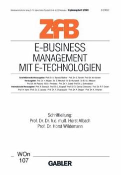 Paperback E-Business Management Mit E-Technologien: Management Mit E-Technologien [German] Book