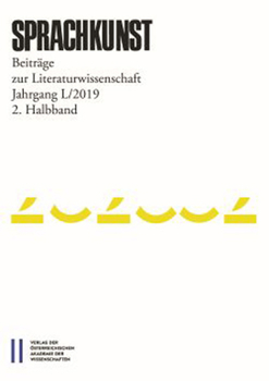 Paperback Sprachkunst 50/2019 2. Halbband: Beitrage Zur Literaturwissenschaft [German] Book