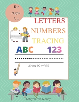 Paperback Letters Numbers Tracing (Uppercase A-Z & Lowercase a-z & Numbers 1-20) Shapes & Colors Book