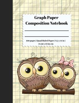 Paperback Graph Paper Composition Notebook: 5 Squares Per Inch / Graph Paper Quad Rule 5x5 / 8.5 x 11 / Bound Comp Notebook Book
