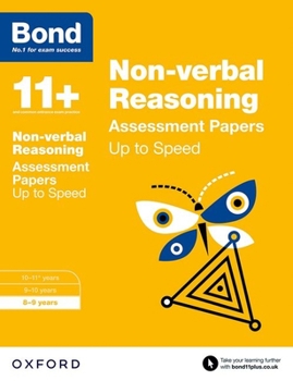 Paperback Bond 11+: Non-Verbal Reasoning: Up to Speed Papers Book