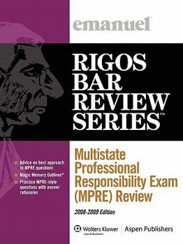 Paperback Multistate Professional Responsibility Exam (MPRE) Review (Course 5319) Book