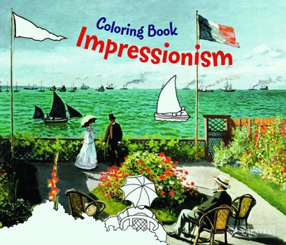 Paperback Impressionism Coloring Book