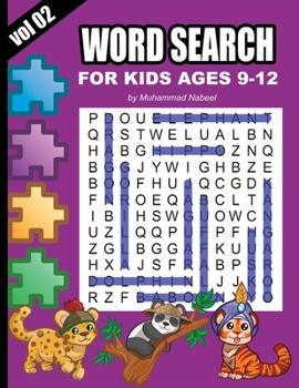 Paperback Word Search for Kids Ages 9-12 - Vol 2: Puzzle Activity Workbook for Children - Large Size Print Book