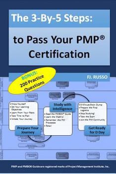 Paperback The 3-By-5 Steps: To Pass Your PMP Certification Book