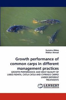 Paperback Growth performance of common carps in different management practices Book