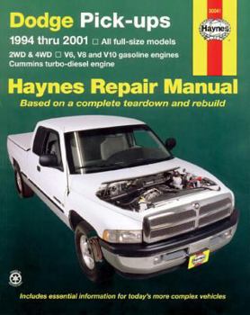 Paperback Dodge Full-Size Pickups, 1994-2001 Book