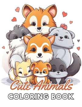Paperback Cute Animals Coloring Book for Kids: 100+ New and Exciting Designs Suitable for All Ages Book