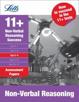 Paperback Non-Verbal Reasoning Age 8-9 (Letts 11+ Success) Book