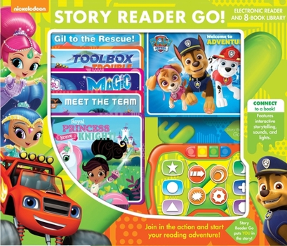 Board book Nickelodeon: Story Reader Go! Electronic Reader and 8-Book Library [With Battery] Book