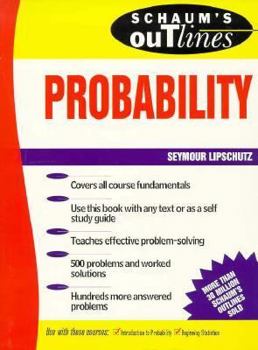 Paperback Schaum's Outline of Theory and Problems of Probability, Book