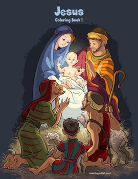 Paperback Jesus Coloring Book 1 Book