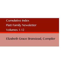 Paperback Piatt Family Newsletter: Cumulative Index Book