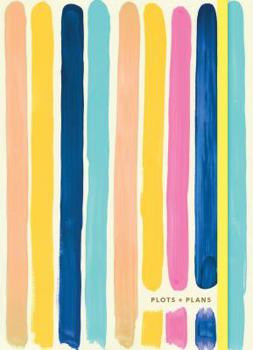 Paperback Plots & Plans: Bright Stripes: (Organizational Planner and Notebook, Weekly Productivity Journal) Book