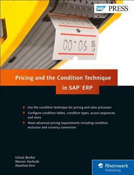 Hardcover Pricing and the Condition Technique in SAP Erp Book