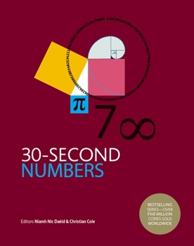 Hardcover 30-Second Numbers: The 50 Key Topics for Understanding Numbers and How We Use Them Book