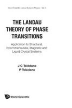 Paperback Landau Theory of Phase Transitions (V3): The: Application to Structural Book