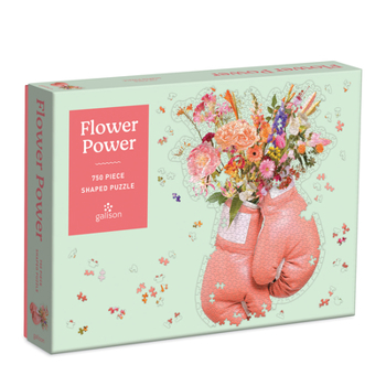 Misc. Flower Power 750 Piece Shaped Puzzle Book