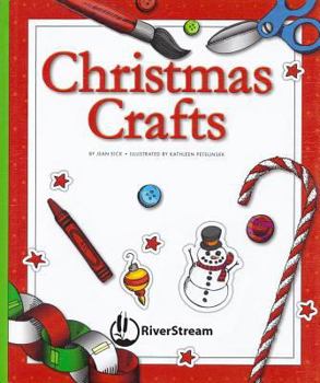 Hardcover Christmas Crafts Book