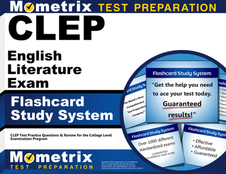 CLEP English Literature Exam Flashcard Study System : CLEP Test Practice Questions and Review for the College Level Examination Program