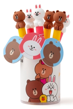 Line Friends Ballpen 6 Pack